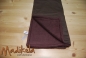 Preview: Kuscheldecke Uni braun ohne Füllung 70 x 100 cm